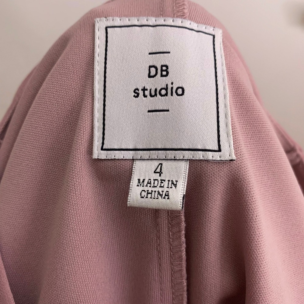 DB‎ Studio Pink Long Sleeve Chiffon Bridesmaid Dress - Picture 7 of 10